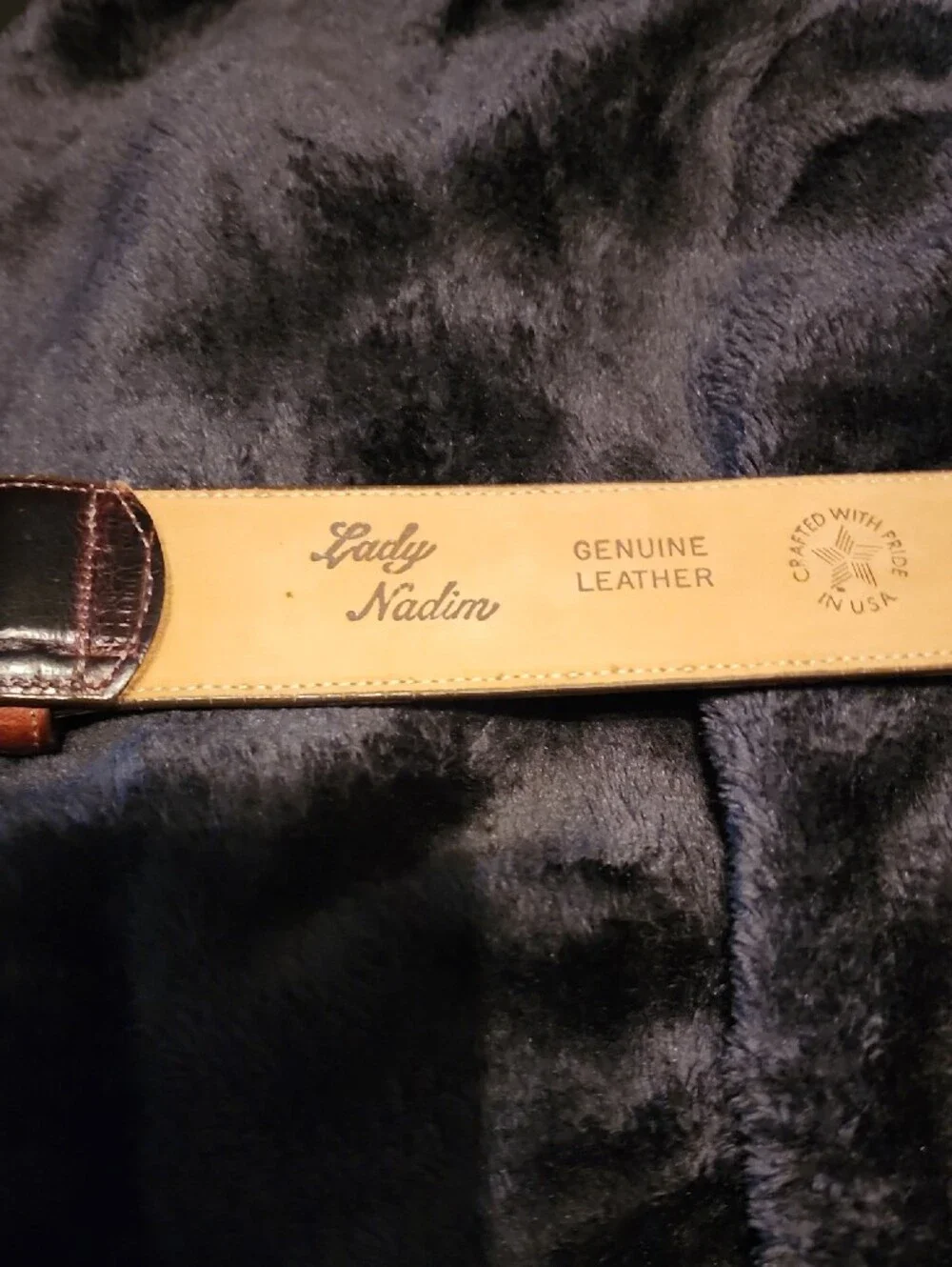 lady nadim brown croc